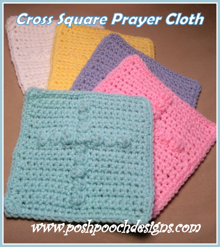 Posh Pooch Designs Cross Square Prayer Cloth Crochet Pattern Posh
