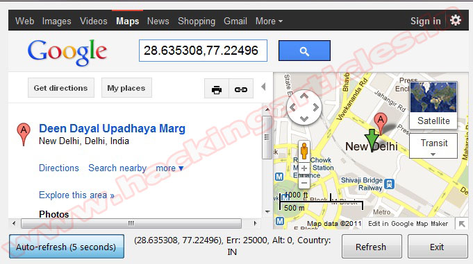 How to Find Windows 7 PC Location in Google Map 