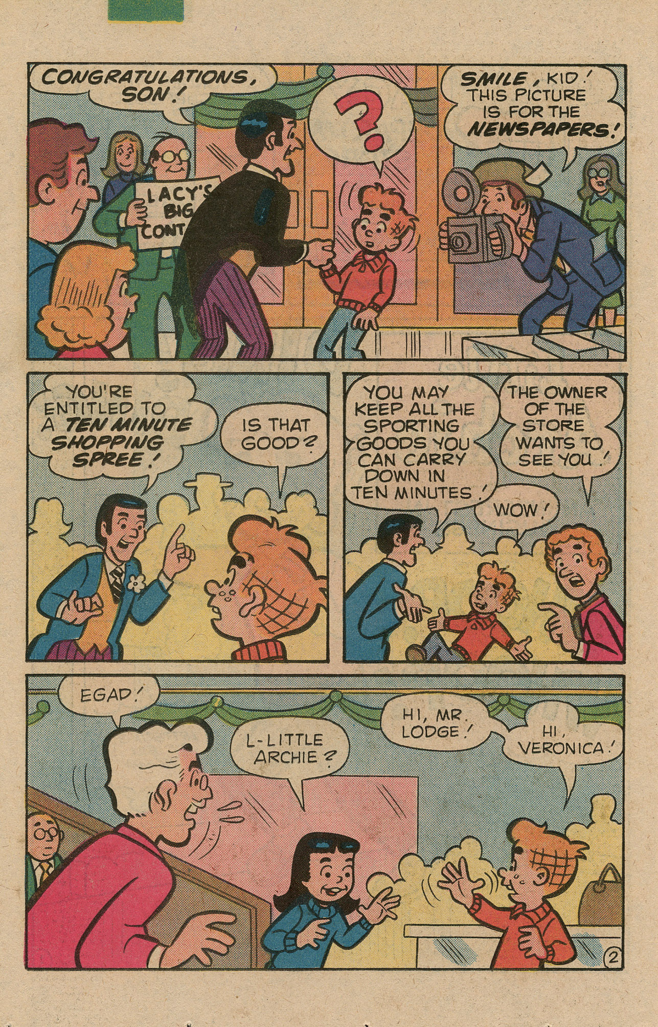 Read online Archie's TV Laugh-Out comic -  Issue #81 - 14
