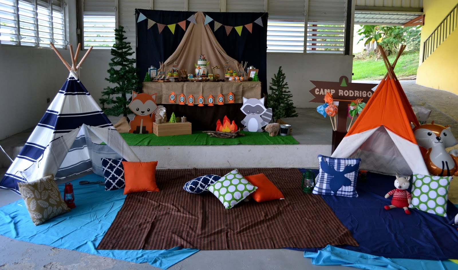 Partylicious Events PR Woodland Camping  Birthday  