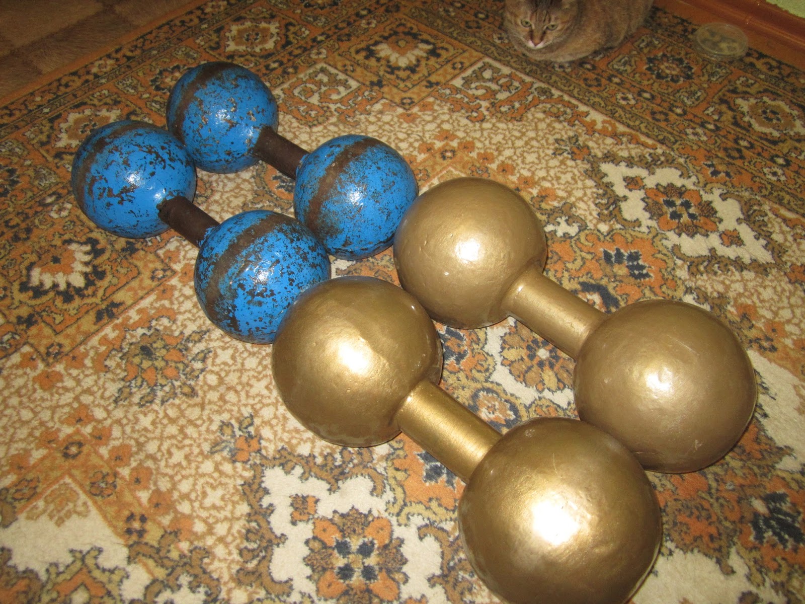 Гантели своими руками из бетона