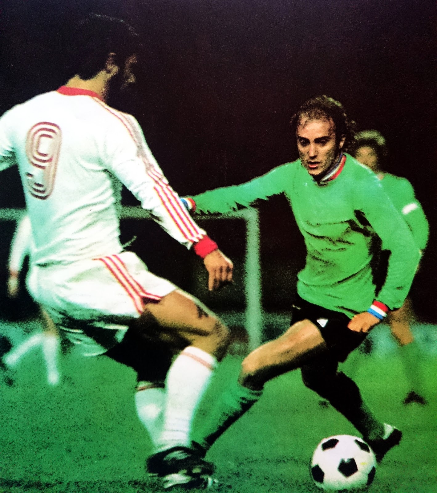 FINALE COUPE DES CLUBS CHAMPIONS 1976. Bayern Münich vs SaintEtienne.