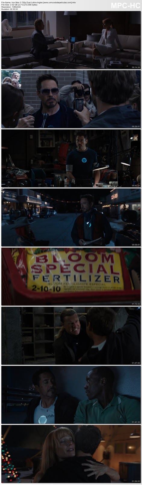 Capturas de la película.