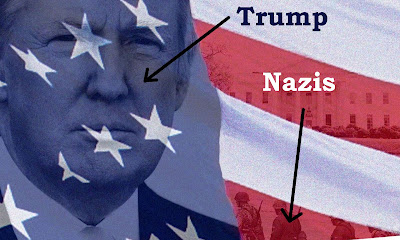 Donald Trump tweet Nazi funny