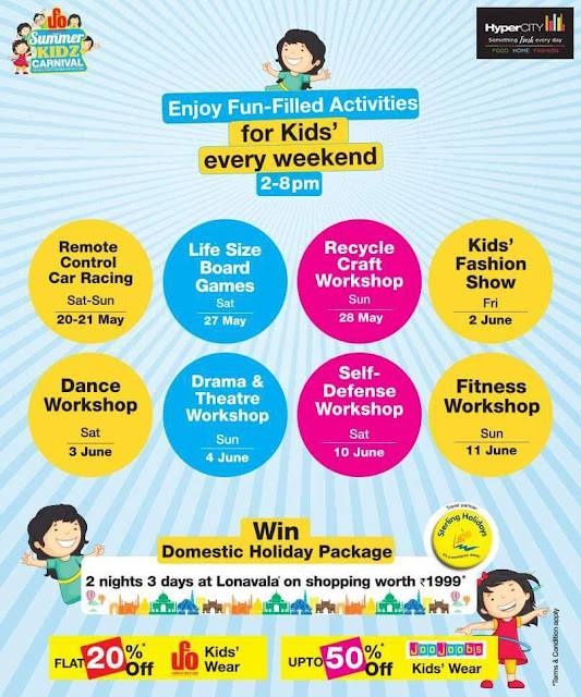 Interactive learning at HyperCITY Summer Kidz Carnival, this weekend Interactive learning at HyperCITY Summer Kidz Carnival, this weekend