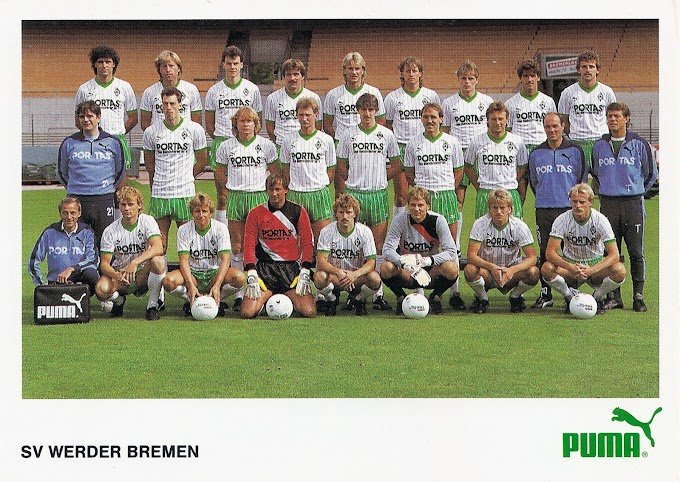 S.V WERDER BREMEN 1987-88.