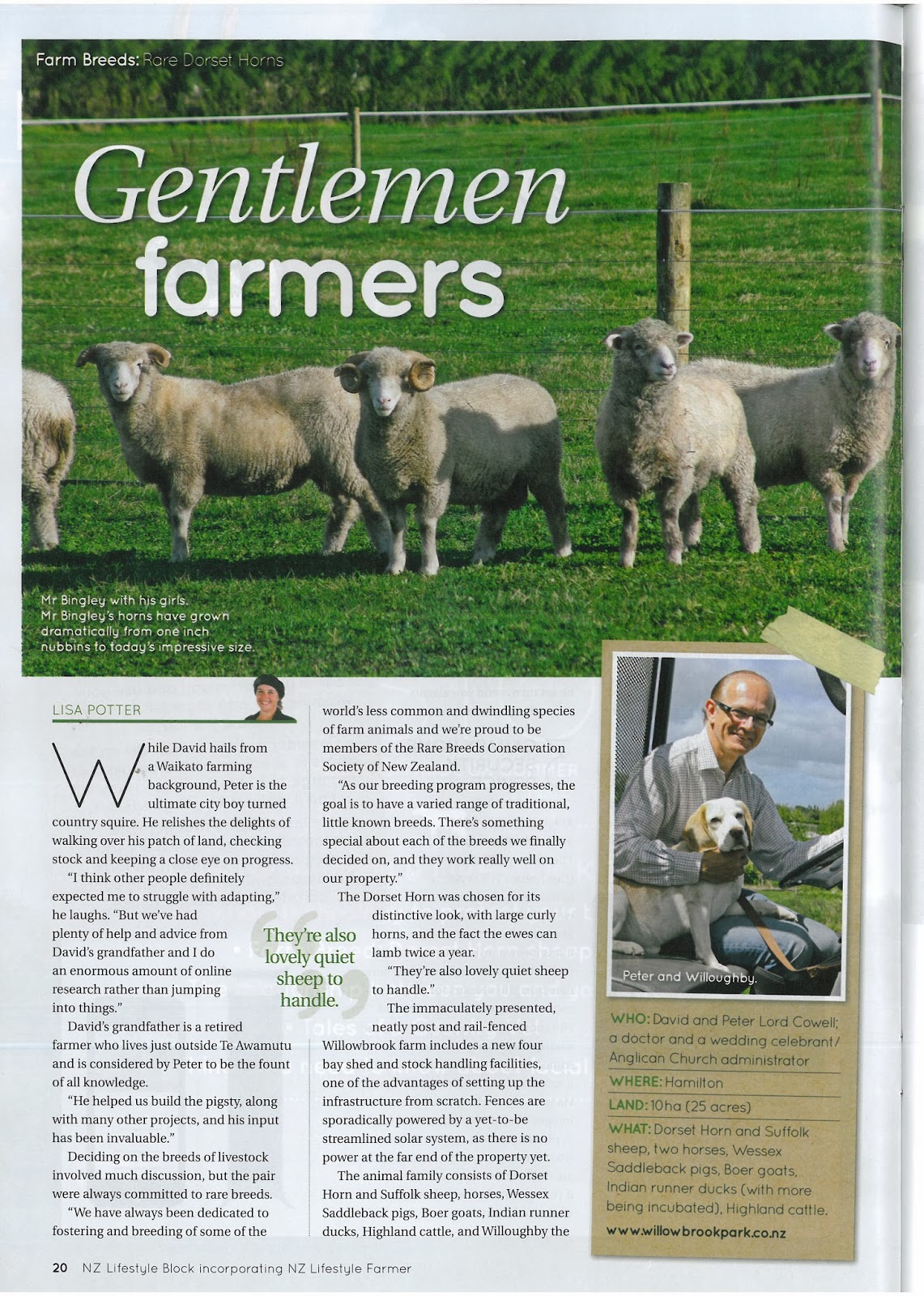 Willowbrook Park NZ Lifestyle Block Magazine...