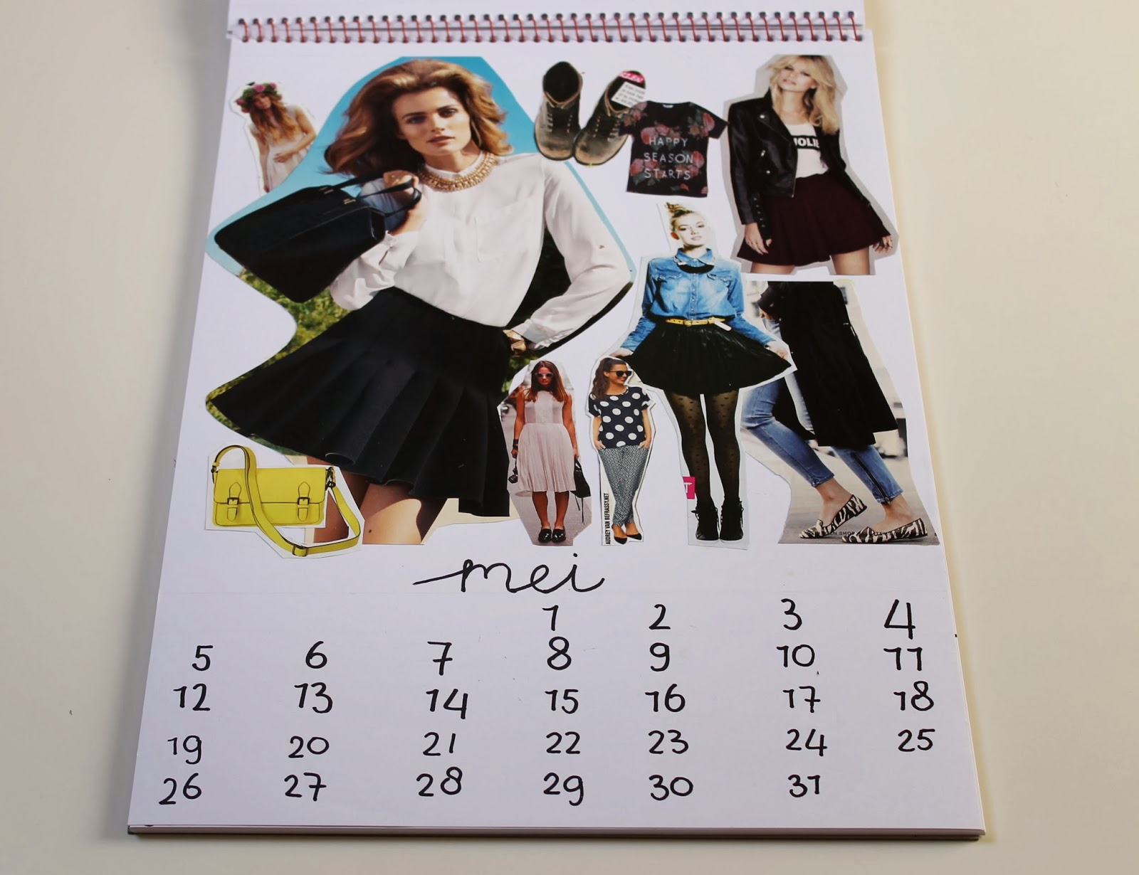 I Heart Beauty and Fashion: DIY  Fashion kalender