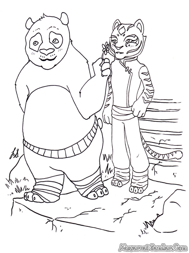 Mewarnai Gambar Panda Mewarnai Gambar