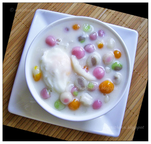 แ ม่ ค รั ว จ อ ม มั่ ว นิ่ ม : บัวลอยทรงเครื่อง : rice balls in coconut  milk