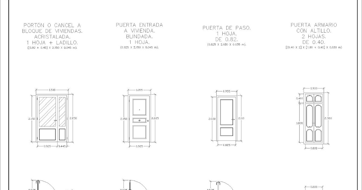 JjCONSTRUCTIVO: CARPINTERÍA DE MADERA - PUERTAS