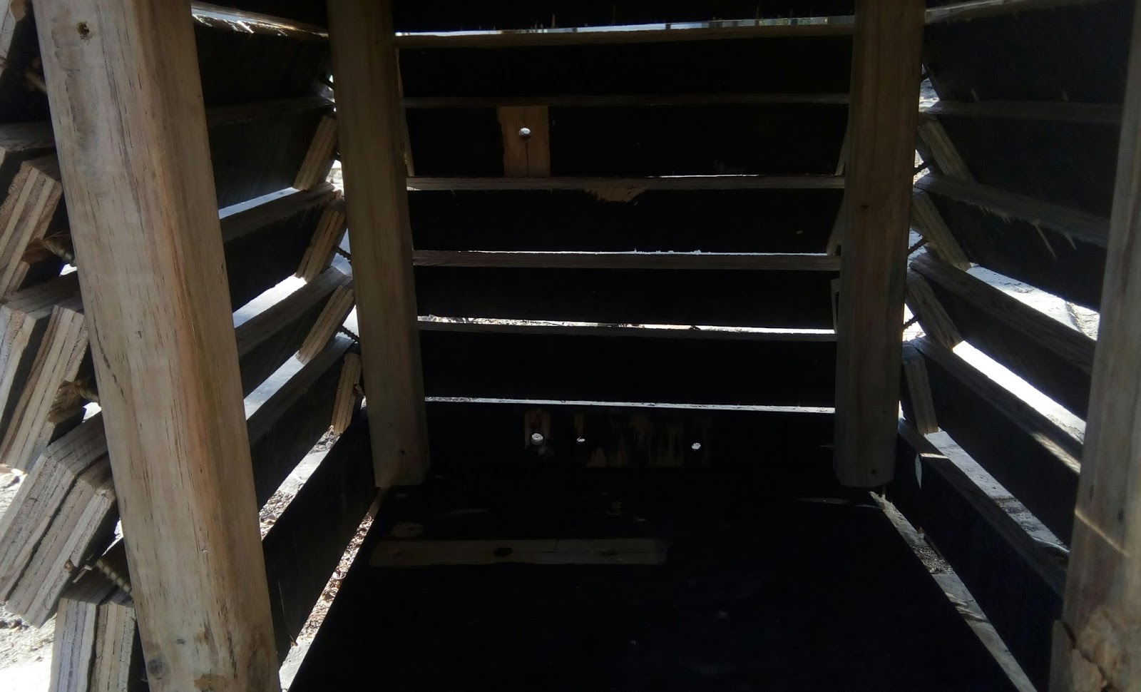 Beginnings of Instrument Shelter (Stevenson Screen)