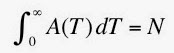 An equation showing how to normalize the distribution of proton energies.