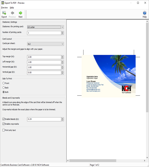 Create and Design a Professional Business Card Do More With Software