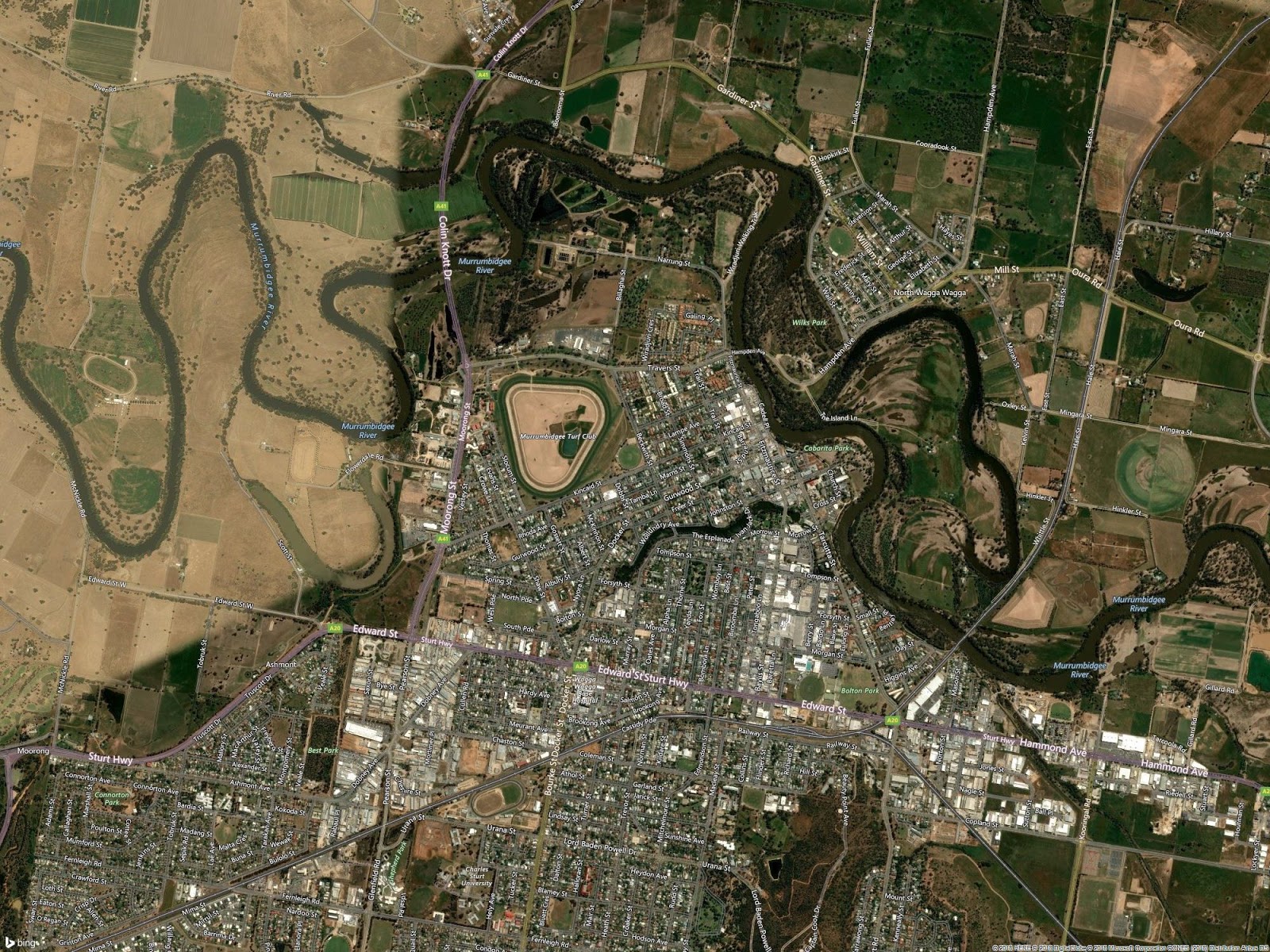 Wagga Wagga Map Free Download