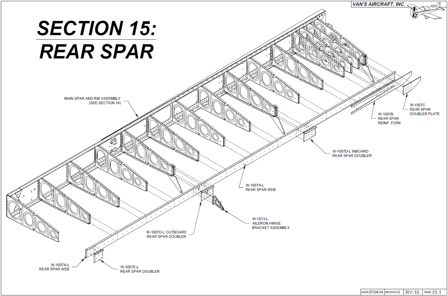 Operation "RV10" The RV10 Quickbuild Details and Inspection