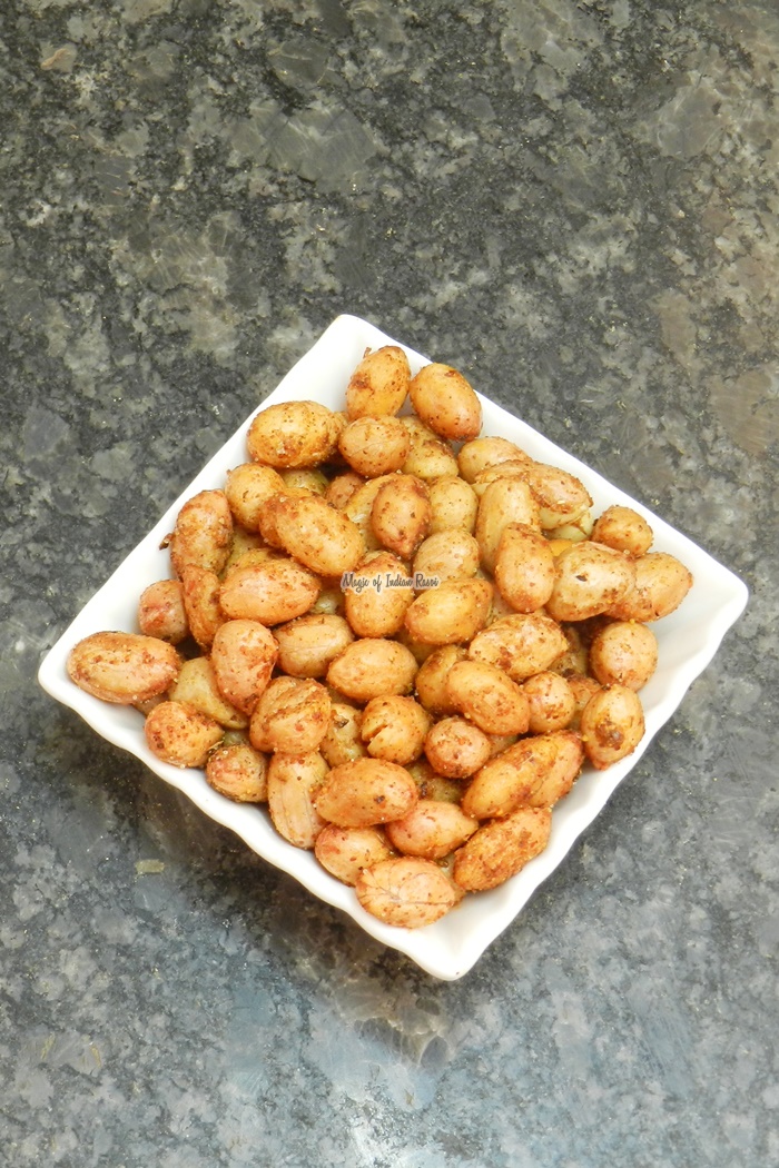 How to Make Masala Sing  Peanuts  Flavored Peanuts Recipe - Priya R- Magic of Indian Rasoi