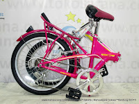 Sepeda Lipat United Quest C1.01 Carrier 20 Inci Pink