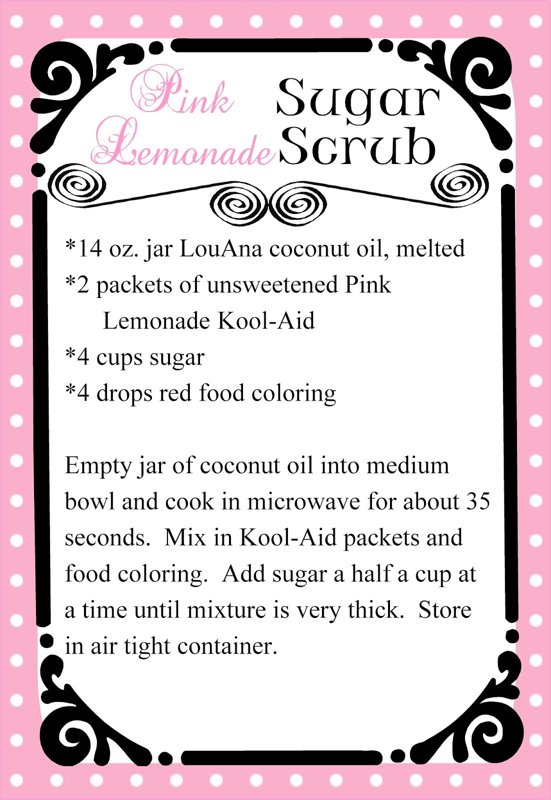 HollysHome Church Fun Pink Lemonade Sugar Scrub with John 131415