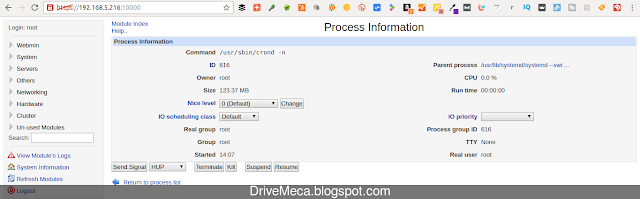 DriveMeca instalando Webmin en Linux Centos paso a paso