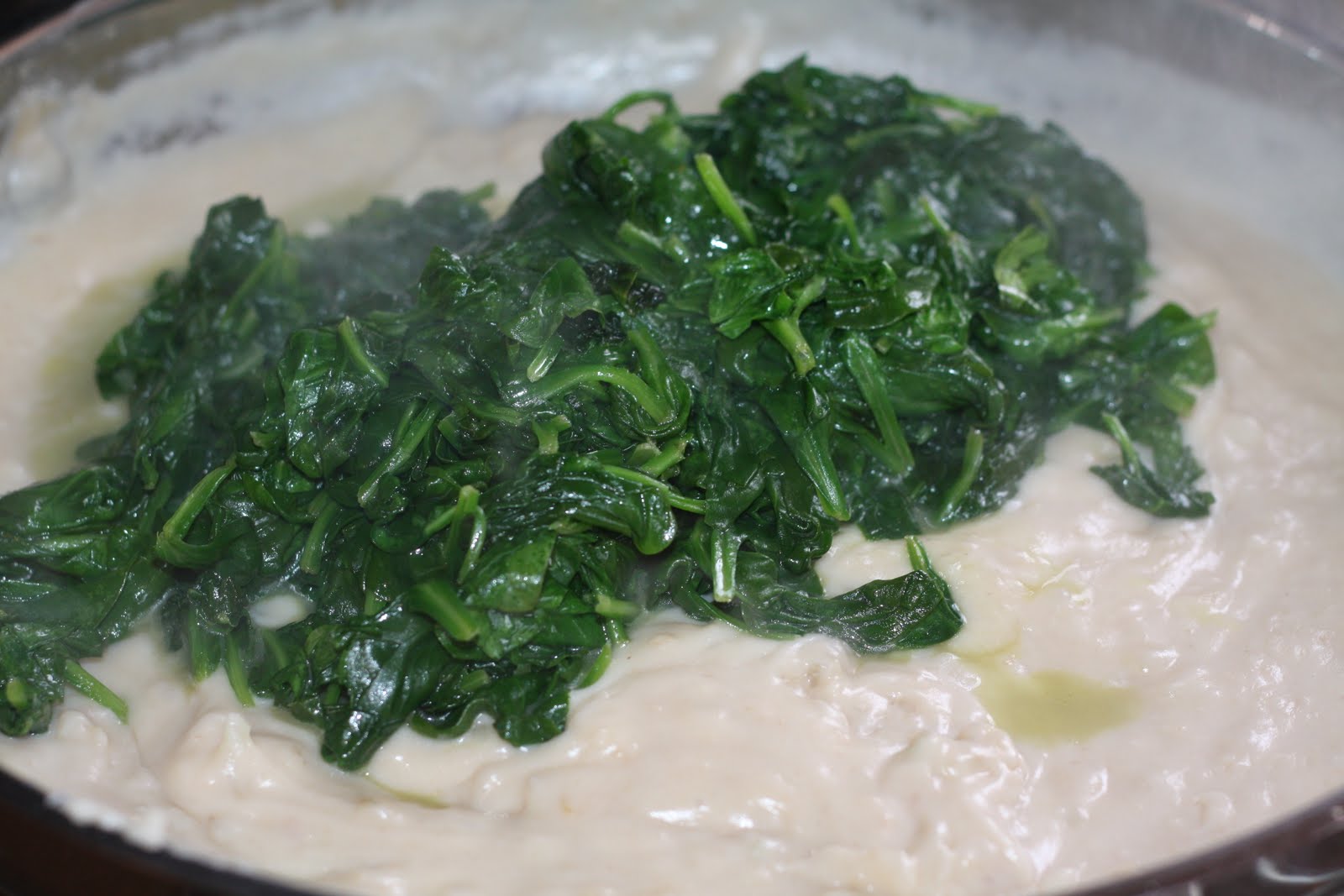 Life At Willow Cottage: Creamed Spinach a la Pioneer Woman