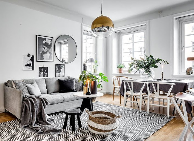 Дизайн-проекты. Уютная и функциональная квартира в Стокгольме 