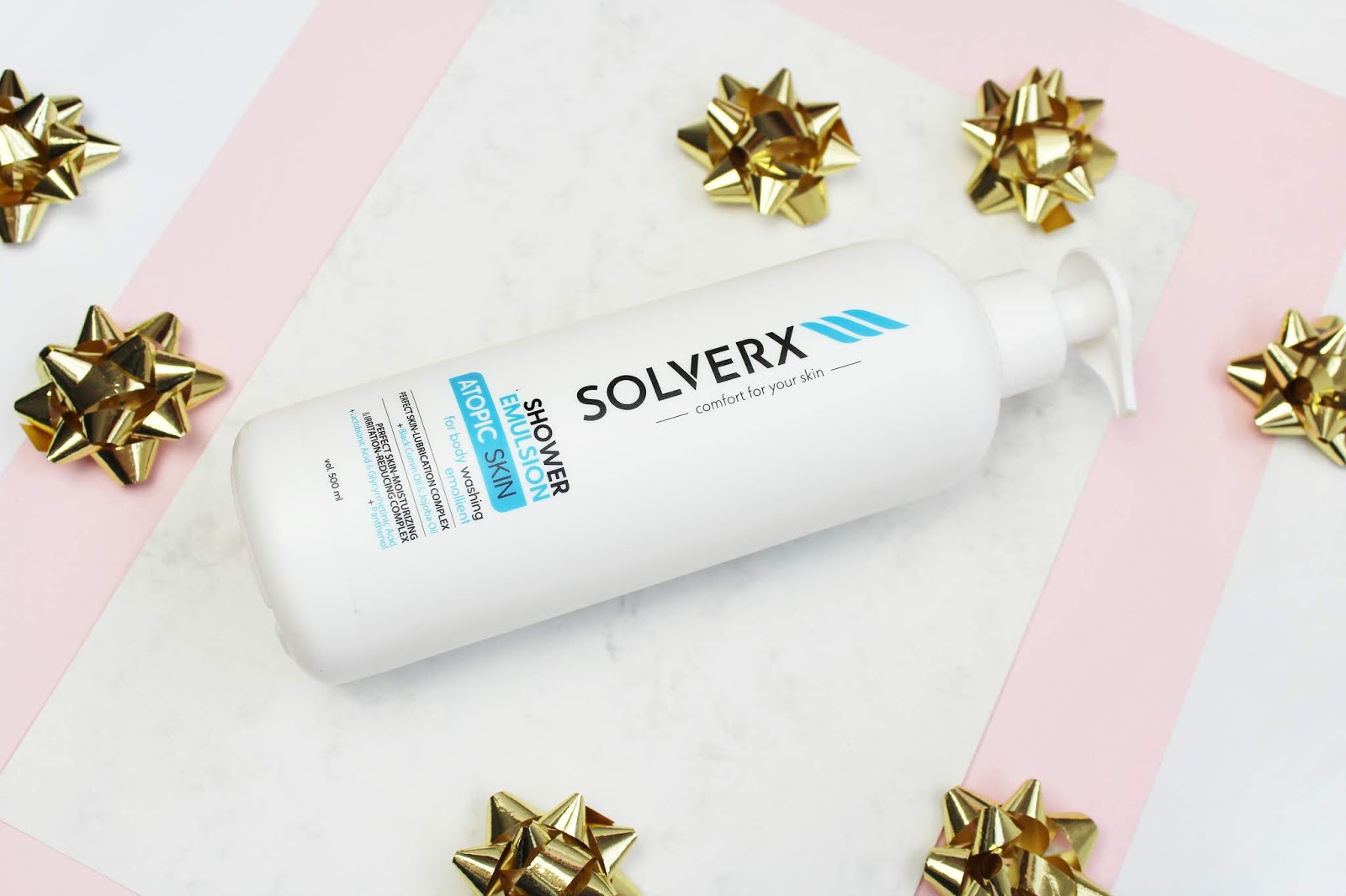 Solverx, Emulsje do mycia ciała dla skóry wrażliwej oraz atopowej - Naturalne dermokosmetyki do kąpieli