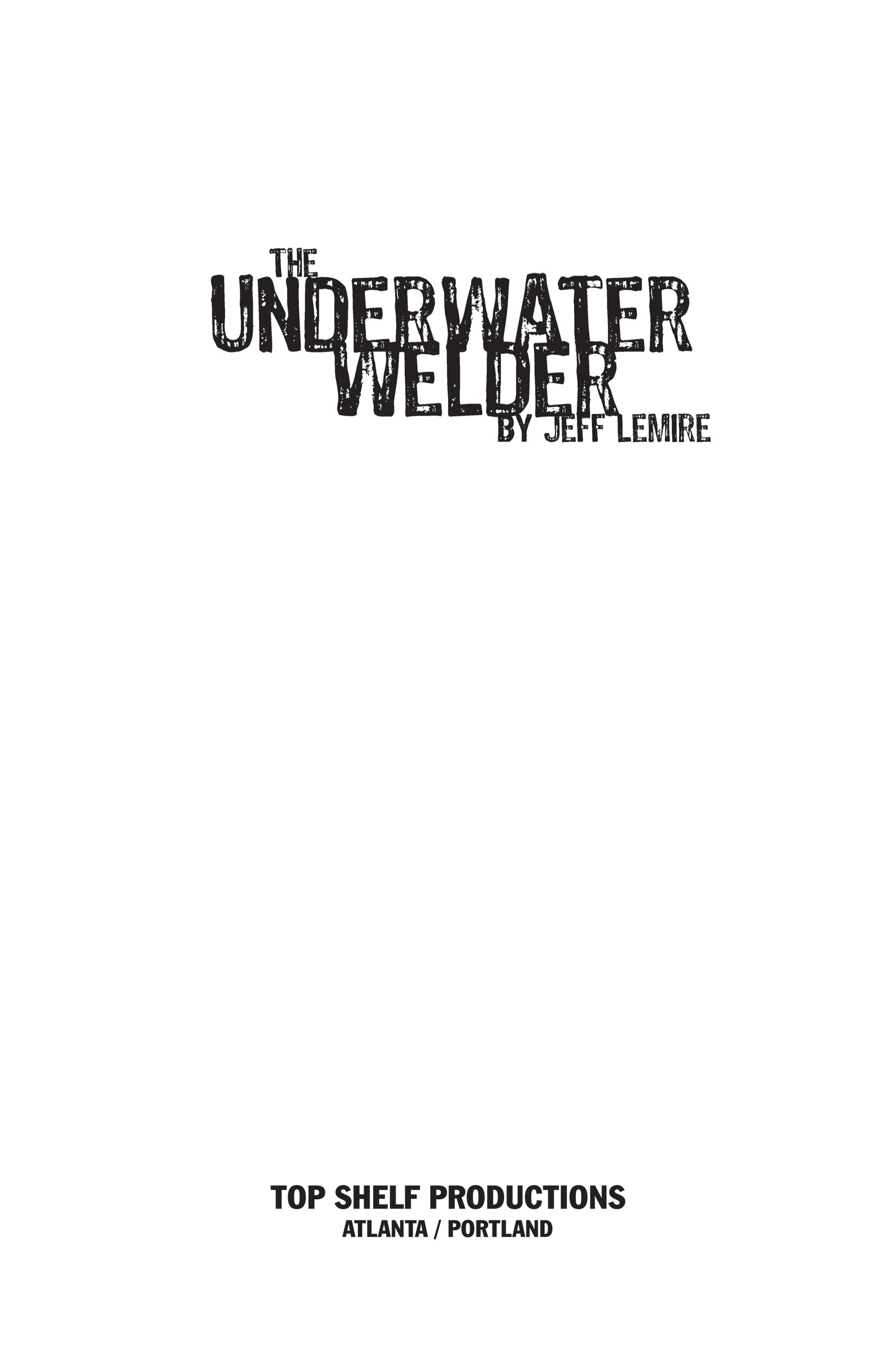 Read online The Underwater Welder comic -  Issue # Full - 3