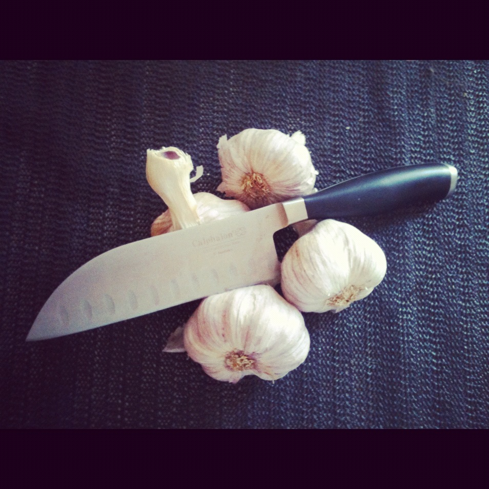 The Dabbling Hausfrau Garlic Infused Olive Oil