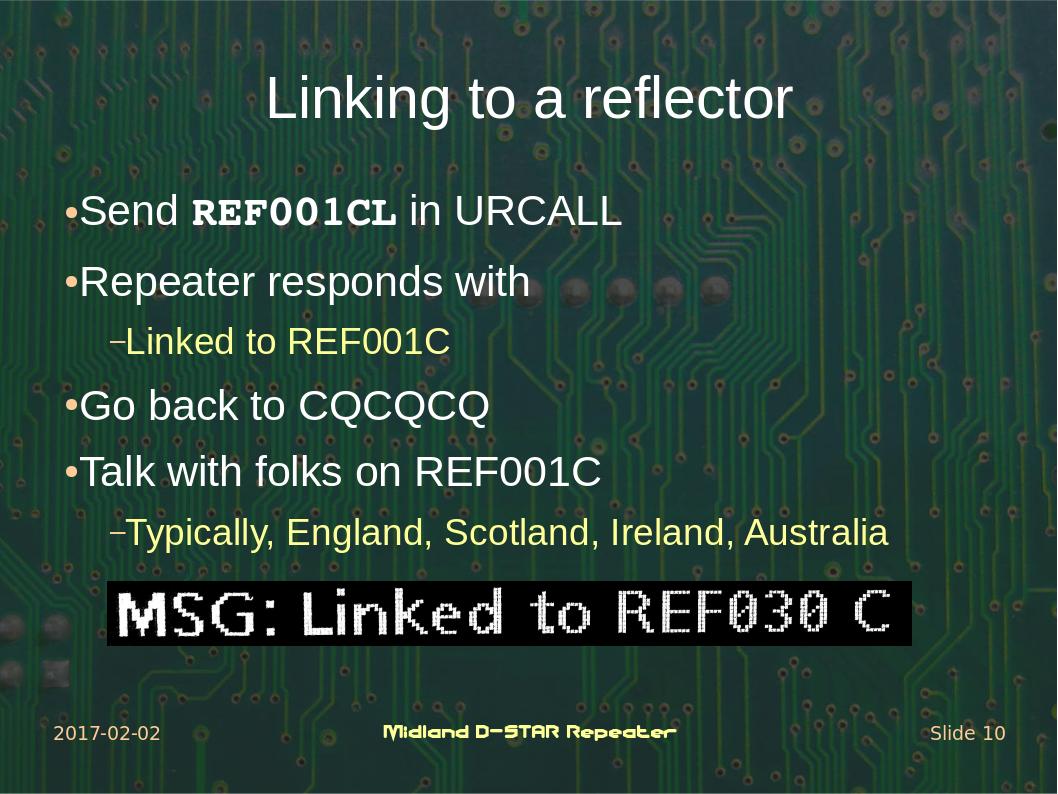 Midland DSTAR Repeater February Radio Club Presentation