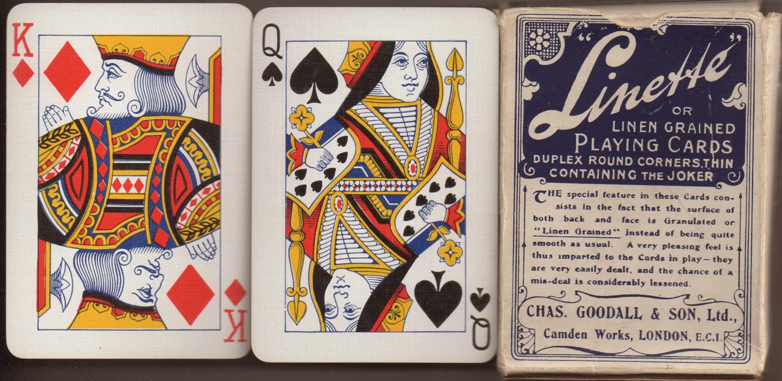 Playing cards and their history: 12: GOODALL [ADDED TO 22.4.15]