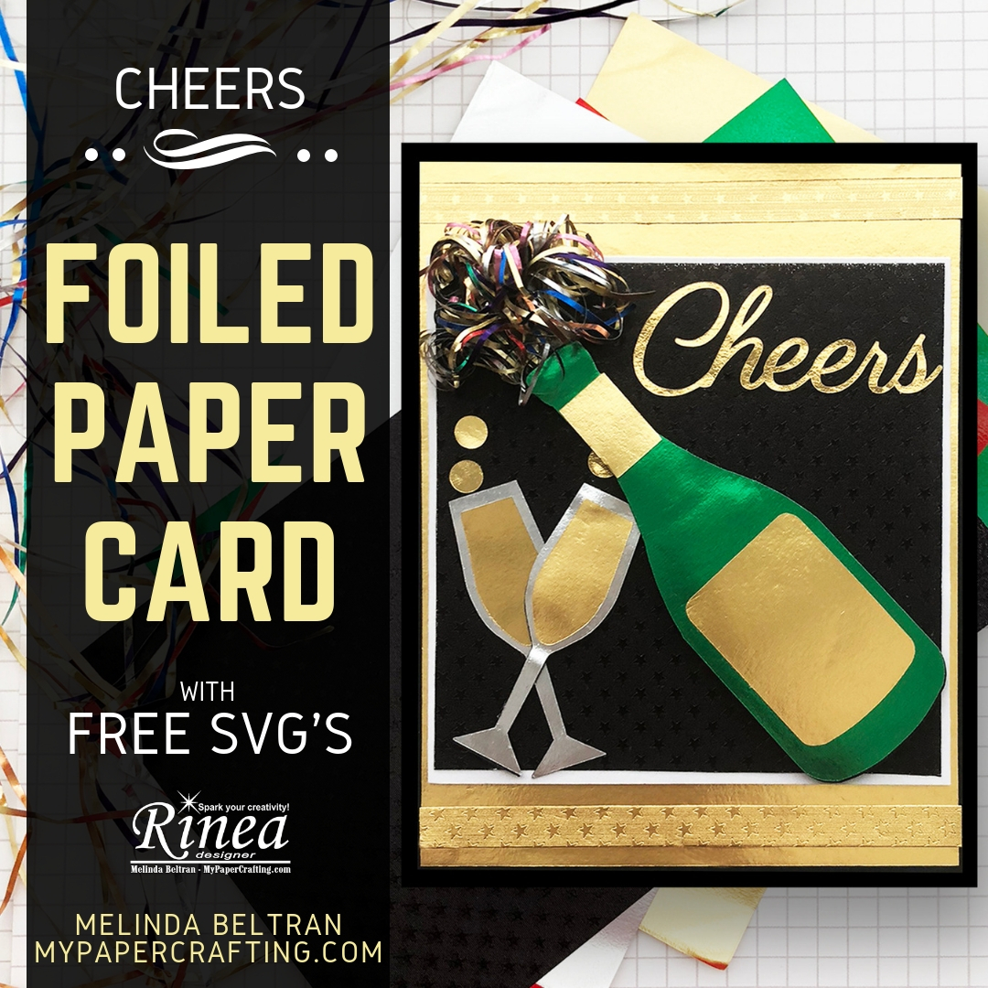 My Paper Crafting Com Cheers Card With Video Free Svg Cut Files