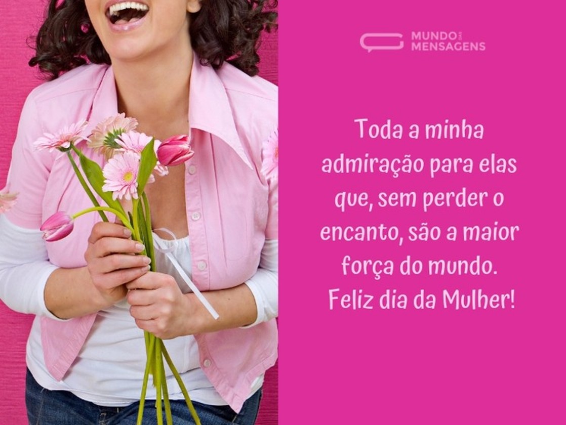 08 de Março de 2019, dia dedicado a homenagear todas as mulheres!