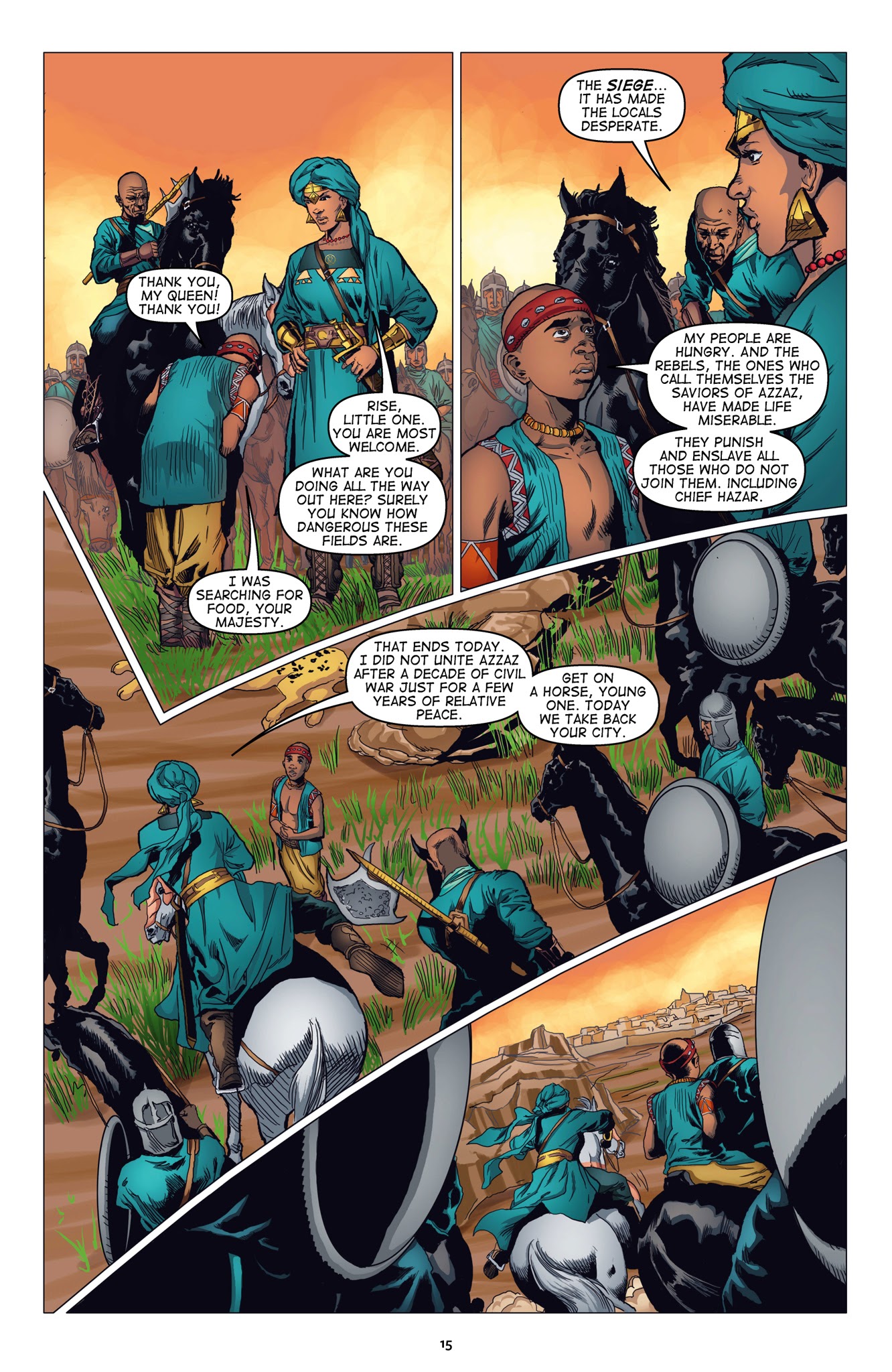 Read online Malika: Warrior Queen comic -  Issue # TPB 1 (Part 1) - 17