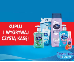 Promocja „Czysta kasa od Carex” - pula nagród ponad 130 000 zł Konkurs