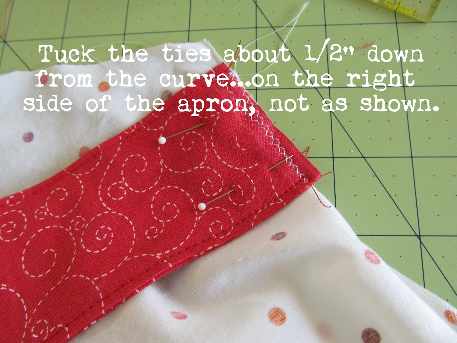 Pickup Some Creativity Ruffled Pillowcase Apron Tutorial