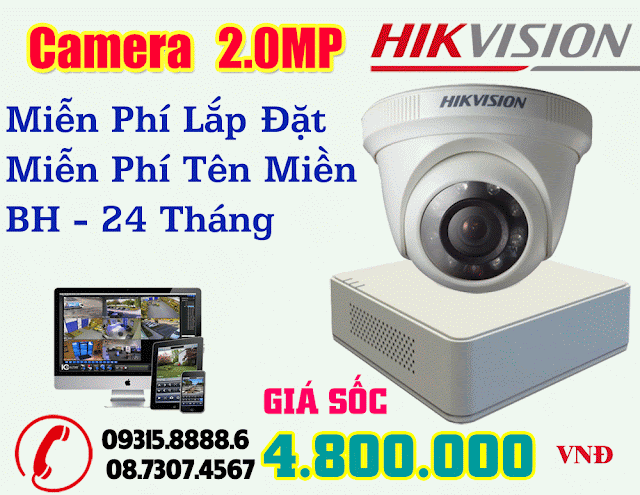 Camera an ninh không dây lắp đặt giá sốc tại tphcm 
