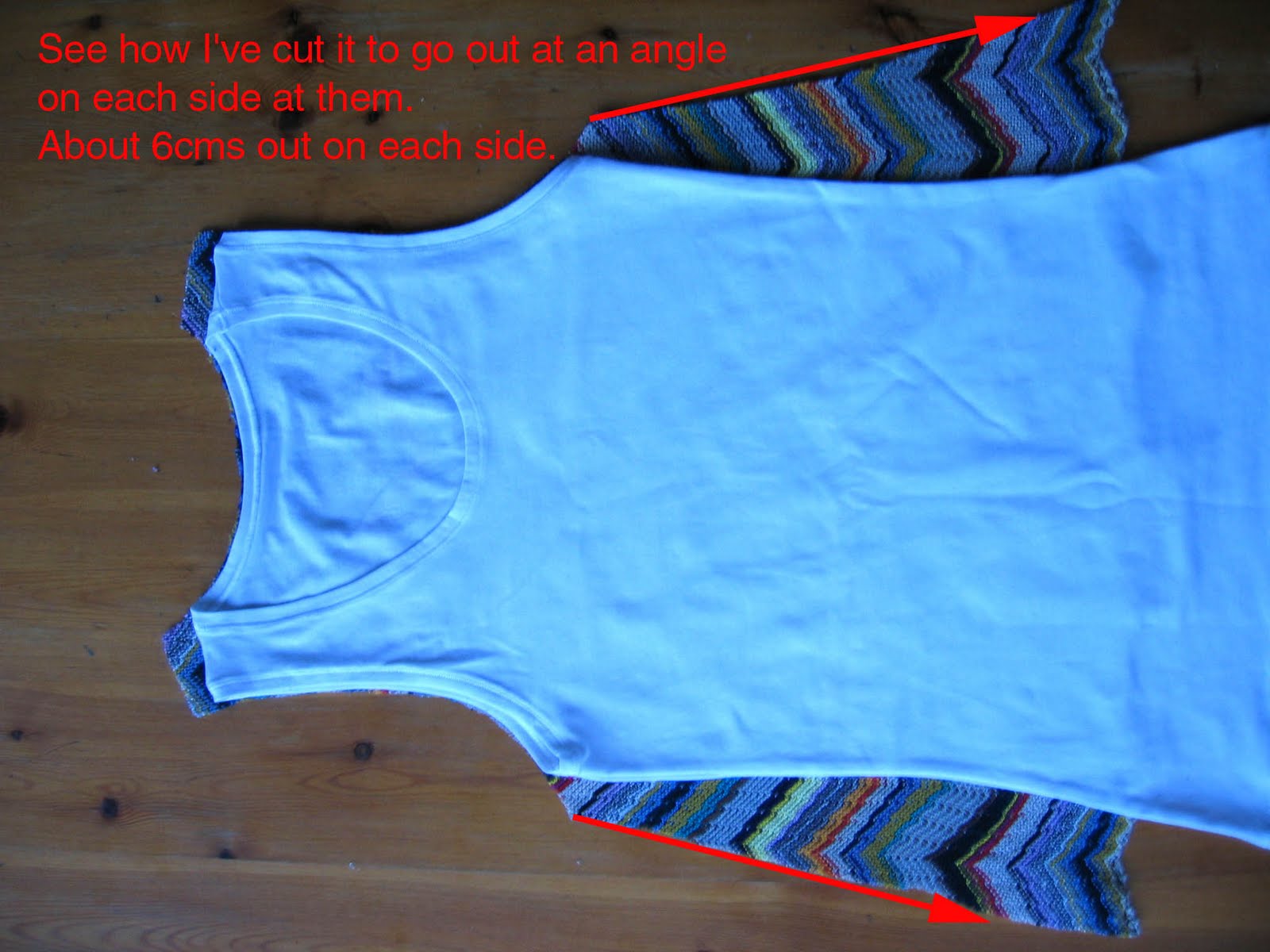 Seamless Tutorial 11 Tank Top made in Missoni Fabric
