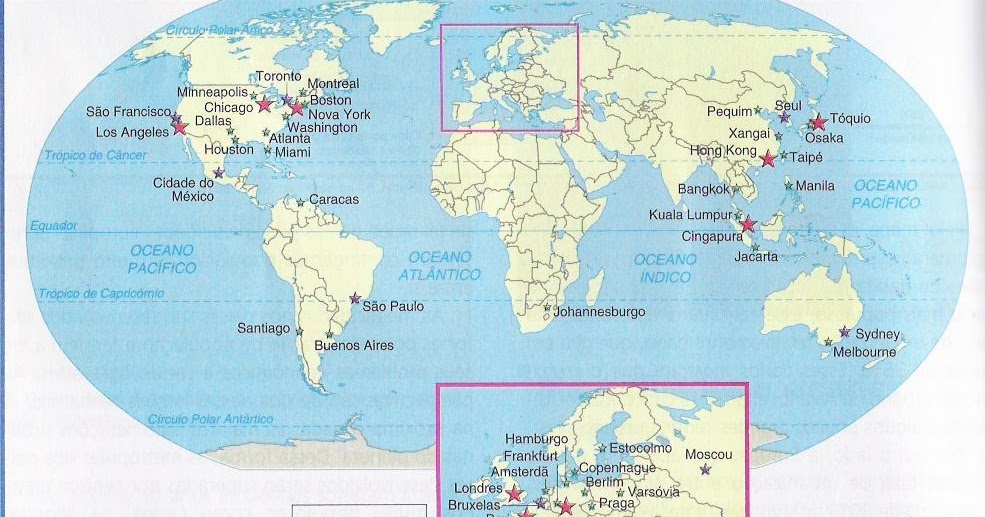 Os espaços motores de fluxos mundiais