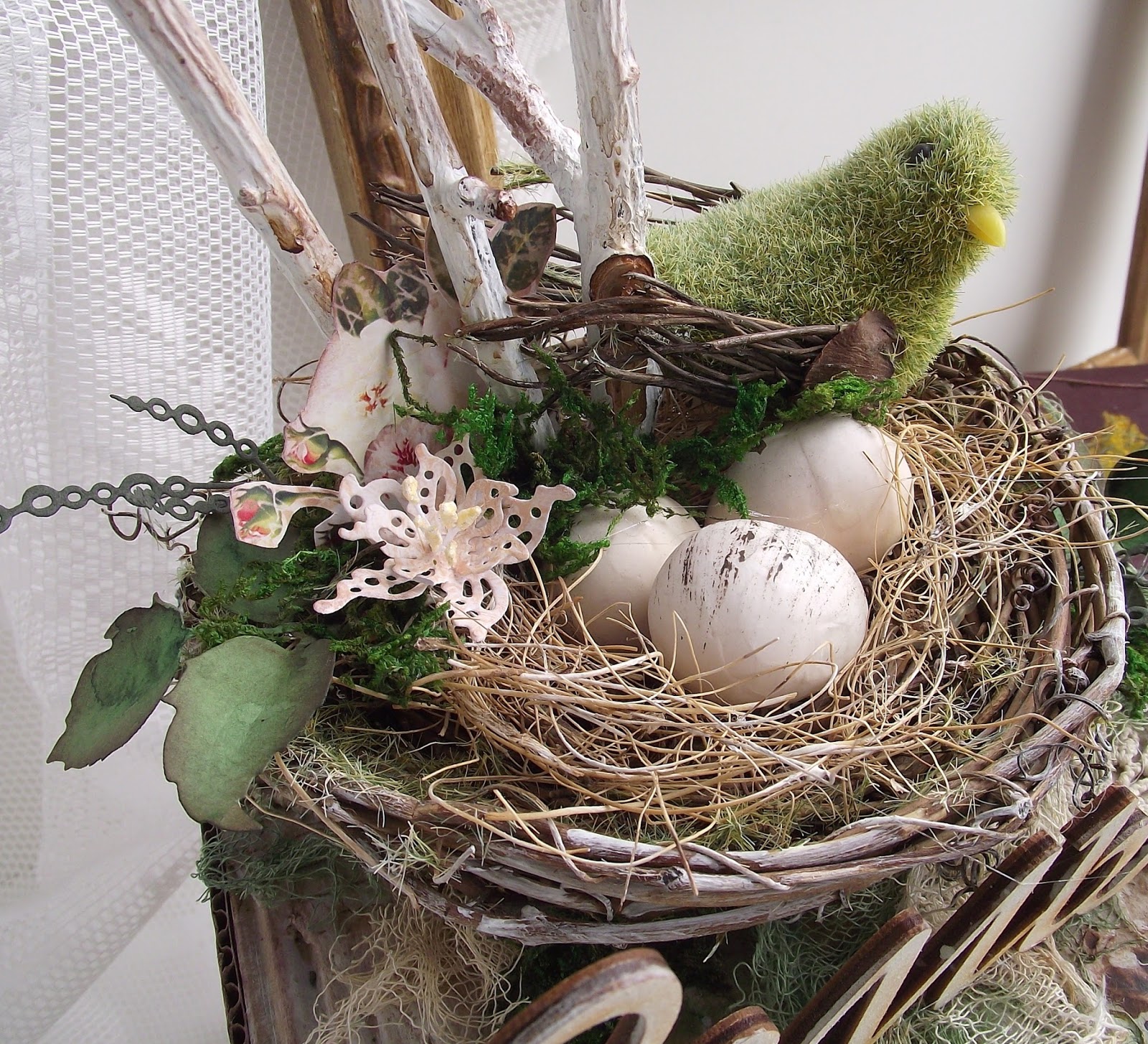 «Семейное гнездышко» своими руками. Декоративное гнездо своими руками для сада. Птичье гнездо поделка своими руками. Декоративное гнездо своими руками