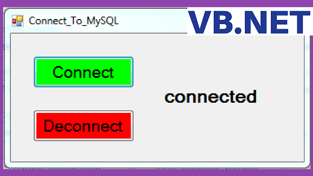 VB.Net Connect To MySQL