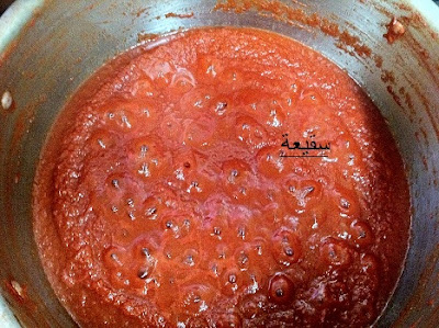 بالصور مقادير و طريقة تحضير مطيشة الحك في المنزل ,الطماطم المعلبة 7