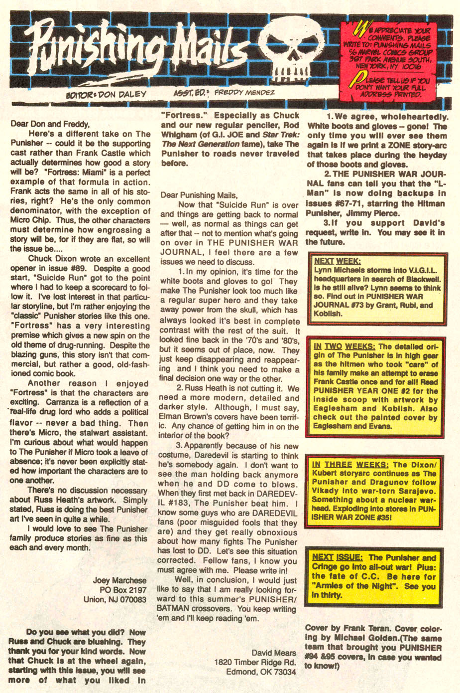 Read online The Punisher (1987) comic -  Issue #97 - The Devil's Secret Name - 23