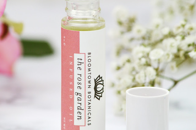 Lovelaughslipstick Blog - Bloomtown Botanicals The Woods & The Hedgerow Sugar Scrub and the Rose Garden Infused Oil Review