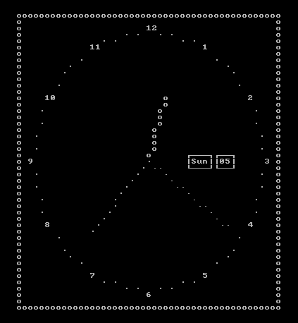 GitHub - delimitry/ascii_clock: Python script that prints out a clock ...