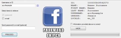 facebook password sniper tool