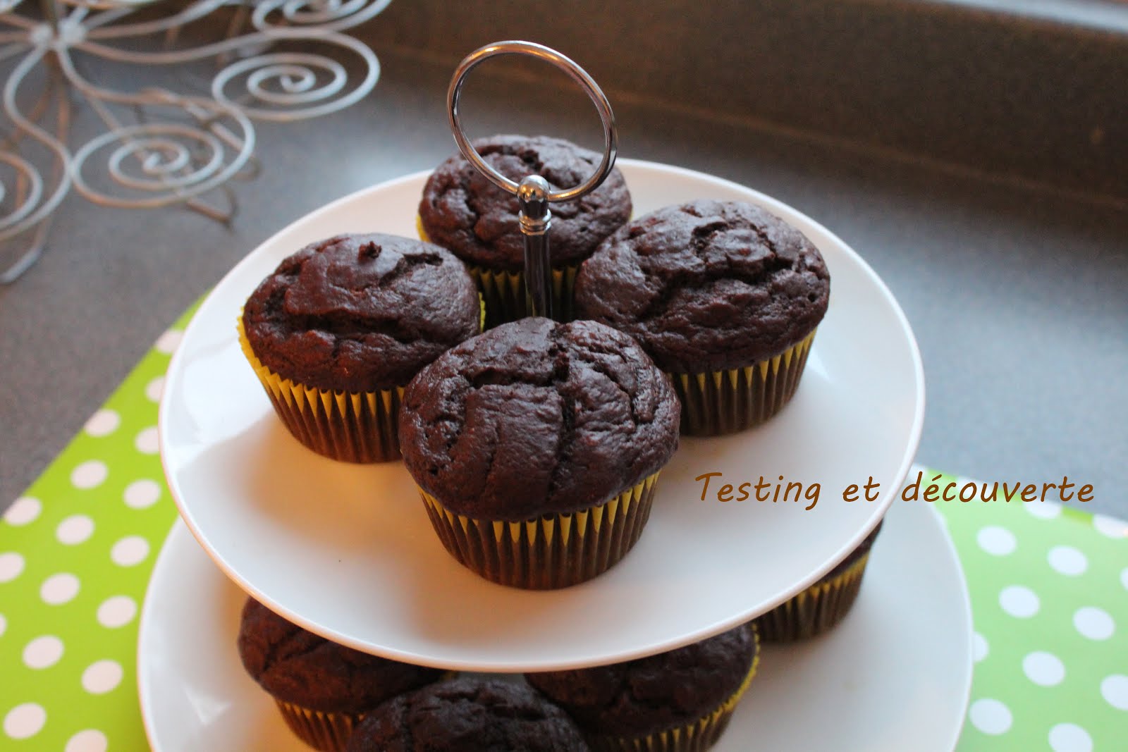 Testing et découverte Muffins au chocolat banane et yogourt grec