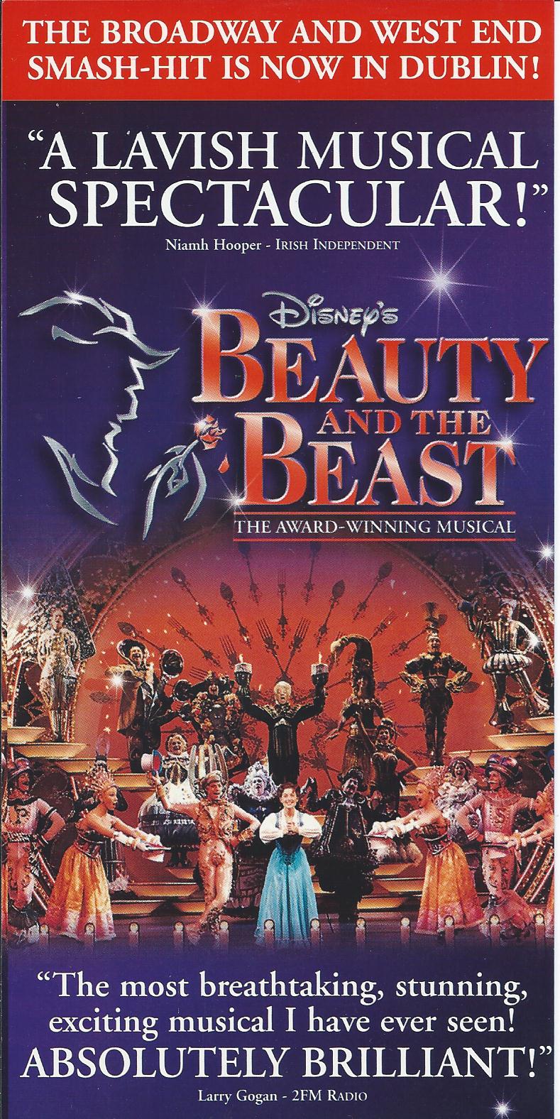 IT'S PURE ENTERTAINMENT.. BEAUTY & THE BEAST .. DOMINION THEATRE