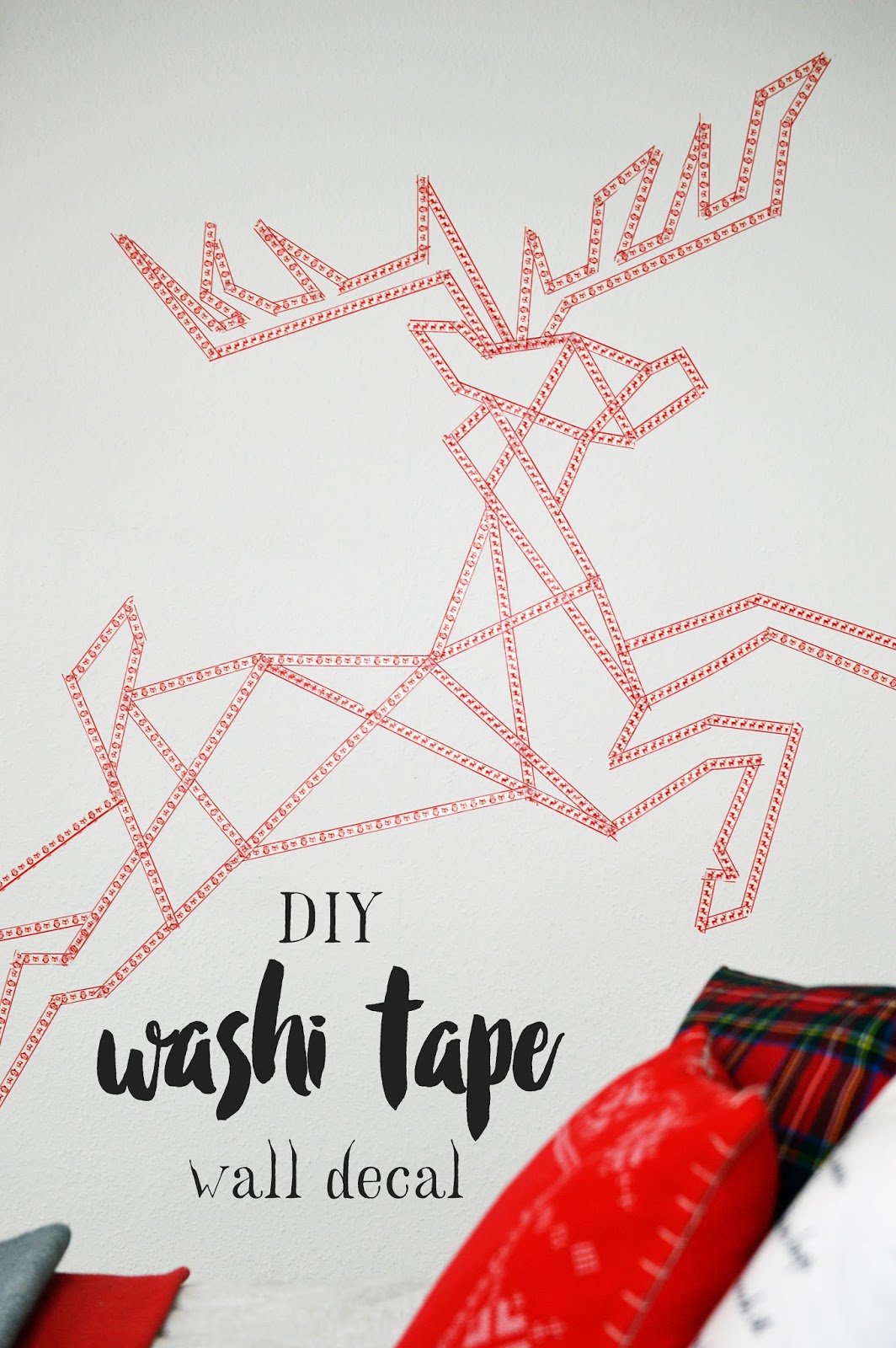 DIY Wash Tape Wall Decal | Motte's Blog