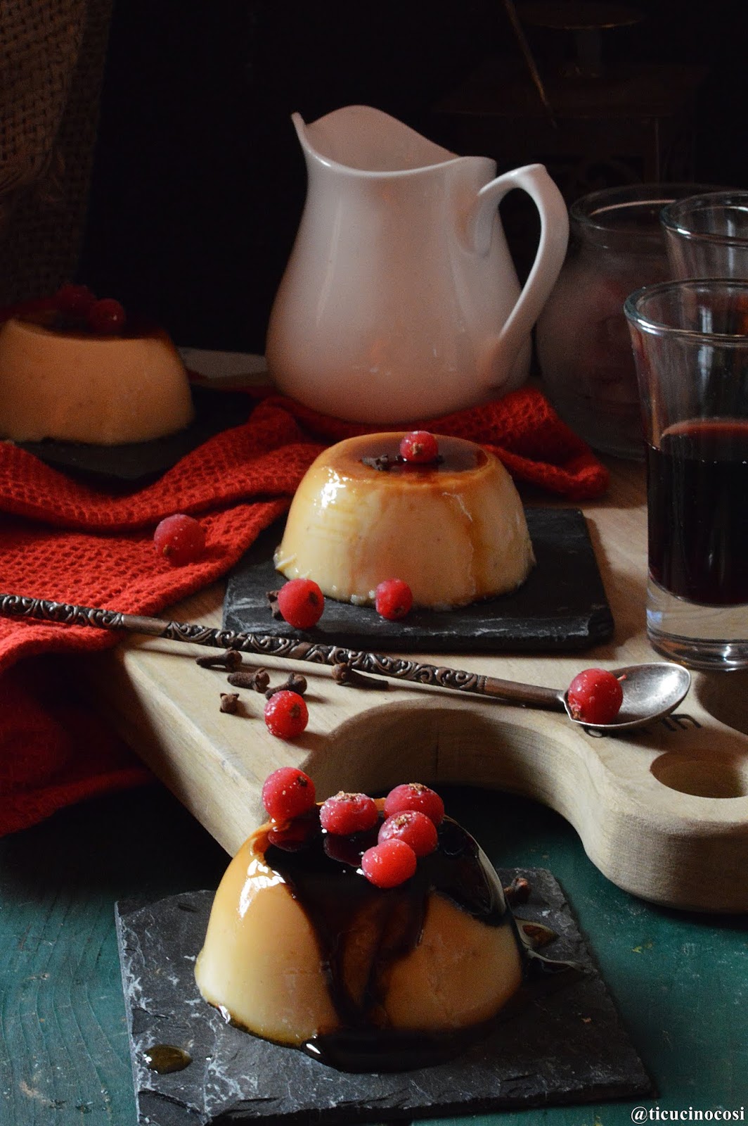 PANNA COTTA AL VIN BRULEE'